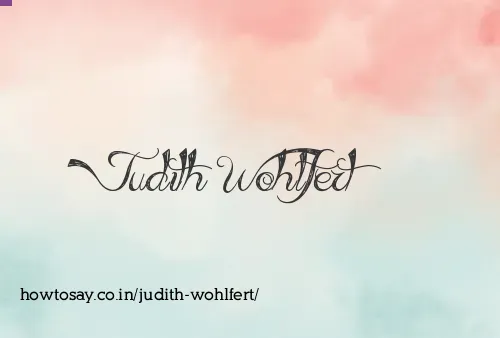 Judith Wohlfert