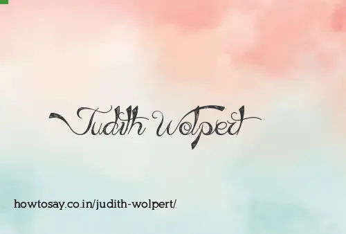 Judith Wolpert