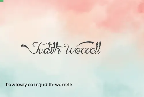 Judith Worrell