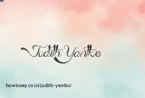 Judith Yantko