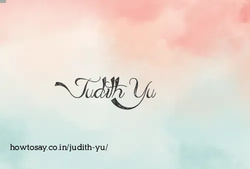 Judith Yu