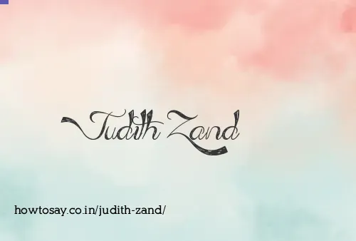 Judith Zand