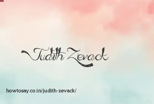 Judith Zevack