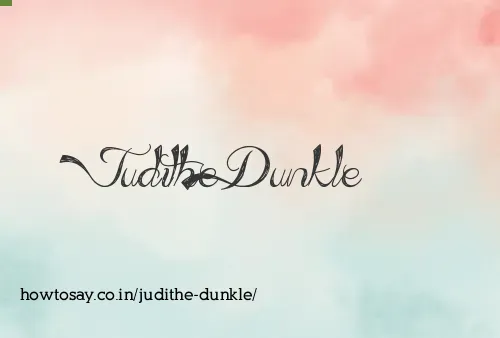 Judithe Dunkle