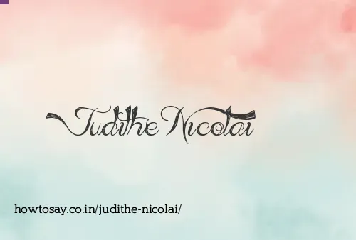 Judithe Nicolai
