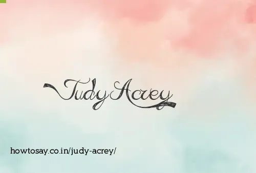 Judy Acrey