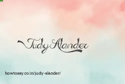 Judy Alander