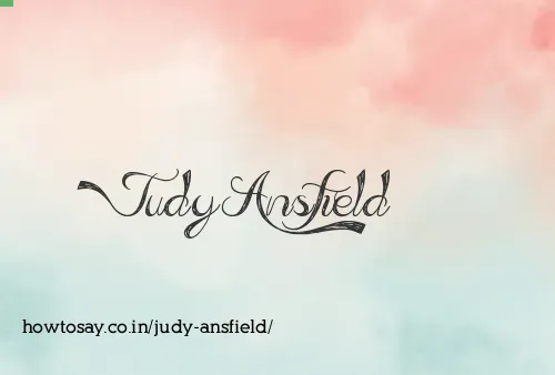 Judy Ansfield