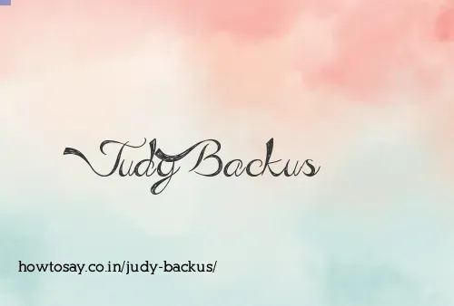 Judy Backus