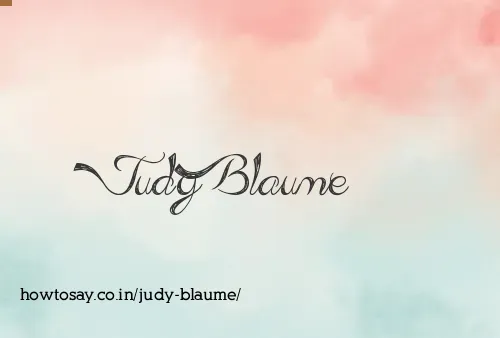 Judy Blaume