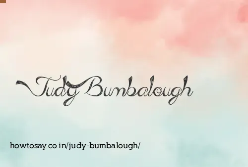 Judy Bumbalough