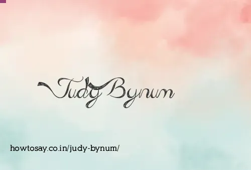 Judy Bynum