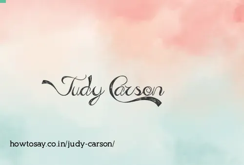 Judy Carson