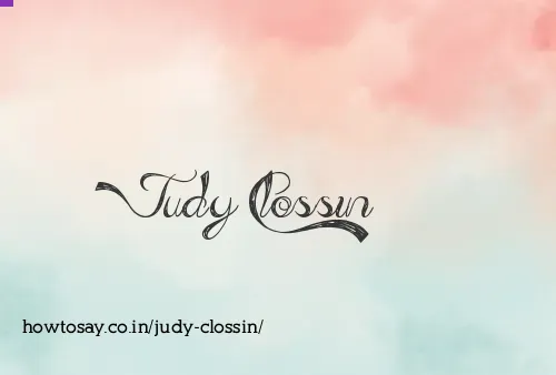 Judy Clossin