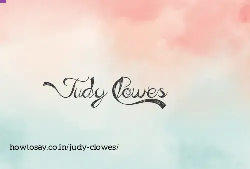 Judy Clowes