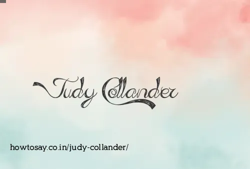 Judy Collander