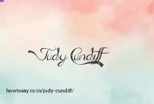 Judy Cundiff