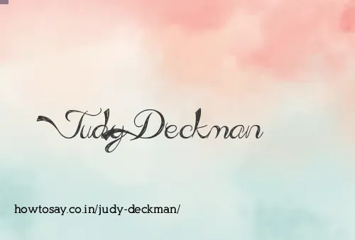 Judy Deckman