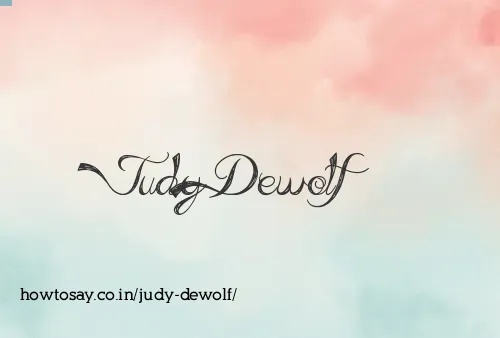 Judy Dewolf