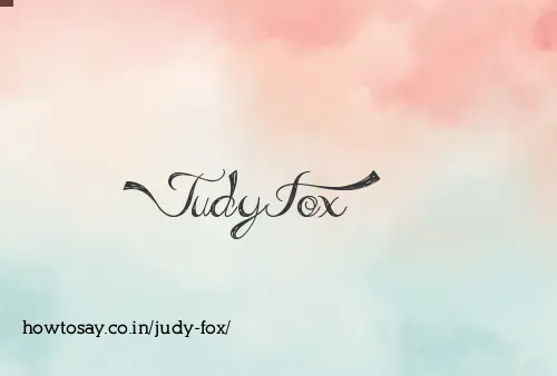 Judy Fox