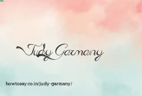 Judy Garmany