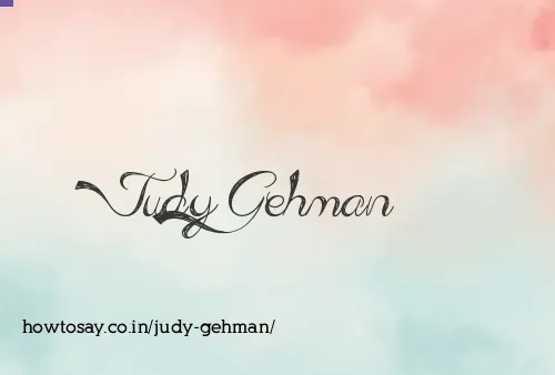 Judy Gehman