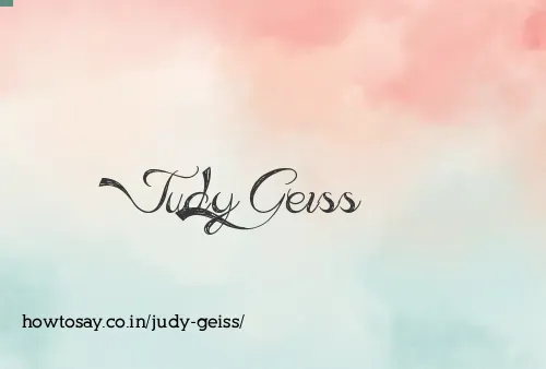 Judy Geiss