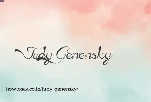 Judy Genensky