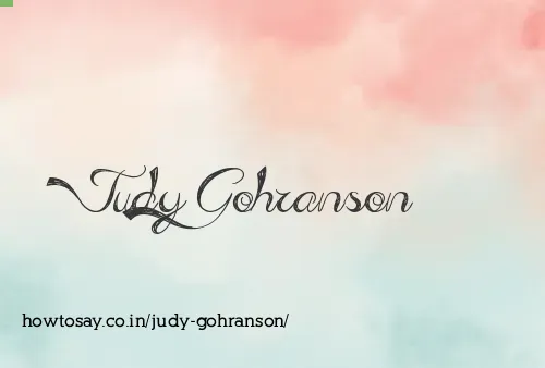 Judy Gohranson
