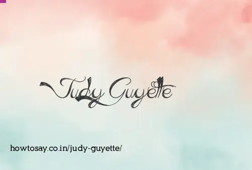 Judy Guyette