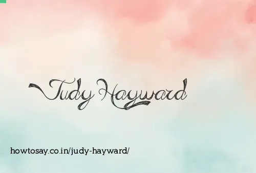 Judy Hayward