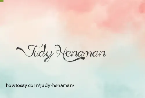 Judy Henaman