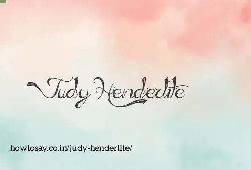 Judy Henderlite