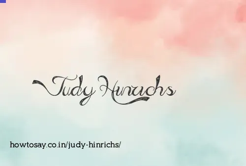Judy Hinrichs