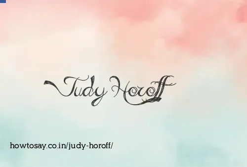Judy Horoff