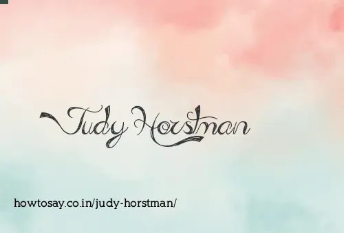Judy Horstman