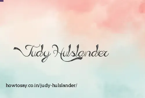 Judy Hulslander