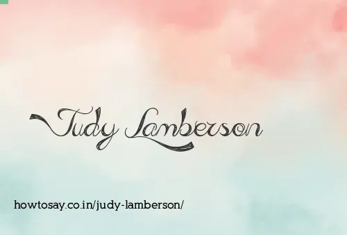Judy Lamberson