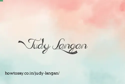 Judy Langan