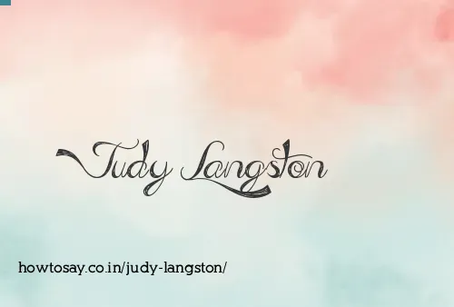 Judy Langston