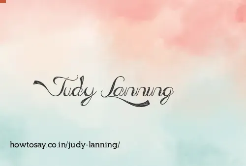 Judy Lanning