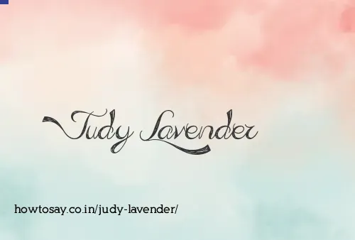 Judy Lavender