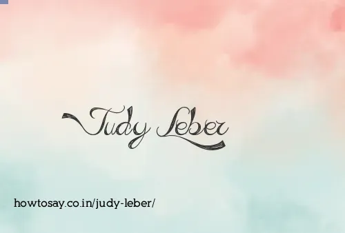 Judy Leber