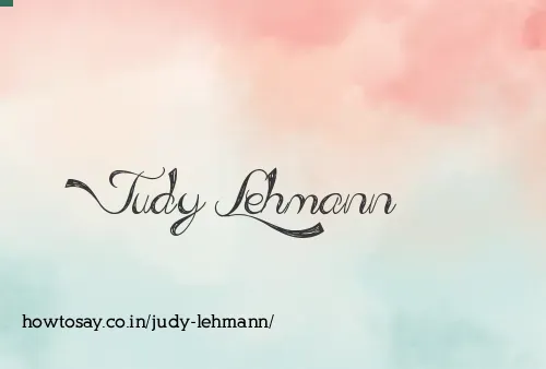Judy Lehmann