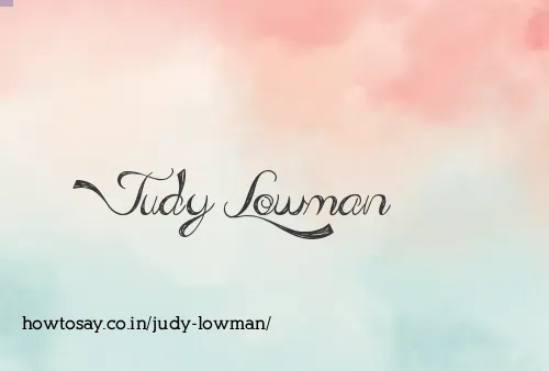 Judy Lowman