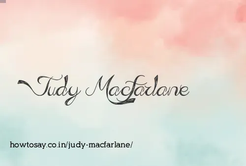 Judy Macfarlane