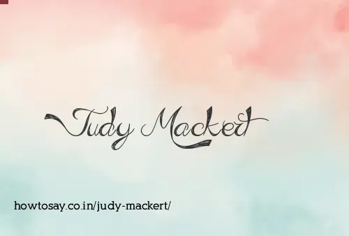 Judy Mackert