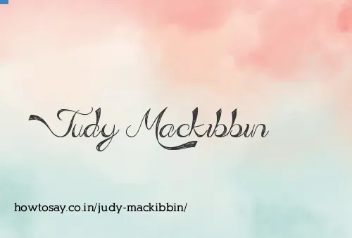 Judy Mackibbin