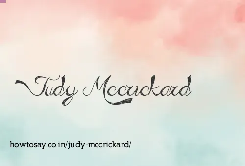 Judy Mccrickard