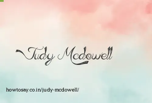 Judy Mcdowell